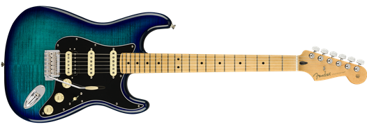 Fender Limited Edition Player Stratocaster® HSS Plus Top, Maple Fingerboard, Blue Burst