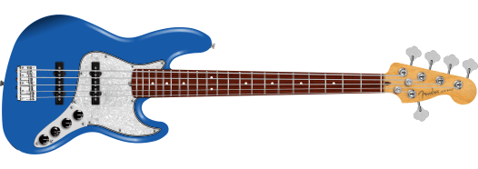 Fender Gold Foil Jazz Bass®, Ebony Fingerboard, 2-Color Sunburst
