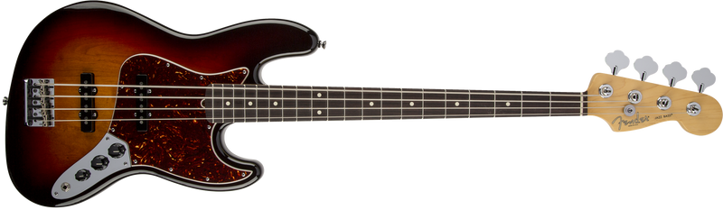 Fender American Standard Jazz Bass, Rosewood Fingerboard, 3-Color Sunburst
