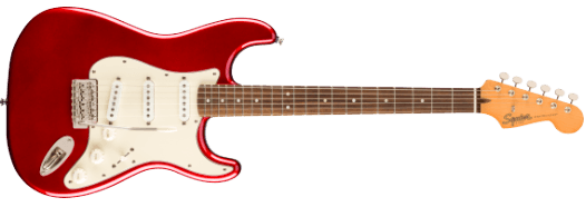 Squier Sonic Stratocaster Left-Handed, Maple Fingerboard, White Pickguard, Black