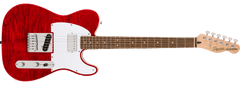 Squier Affinity Series Telecaster Electric Guitar - Crimson Red Transparent