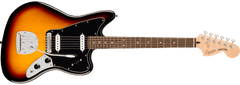 Squier Affinity Series Jaguar, Laurel Fingerboard, Black Pickguard, 3-Color Sunburst