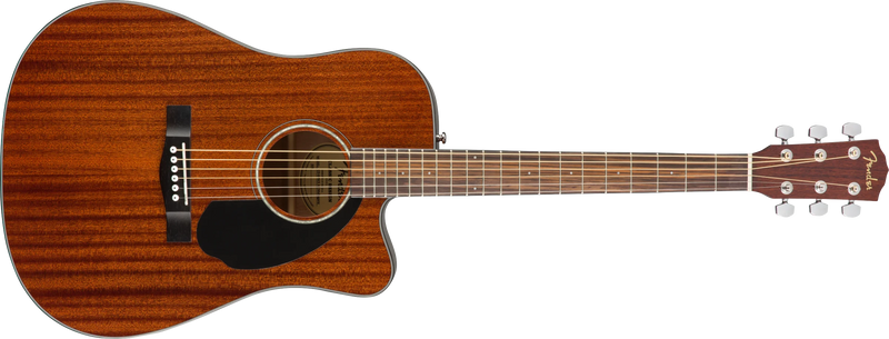 Fender CD-60SCE Dreadnought, Walnut Fingerboard, All-Mahogany