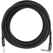 Fender Professional Series Instrument Cable, Straight/Angle, 18.6', Black 0990820019