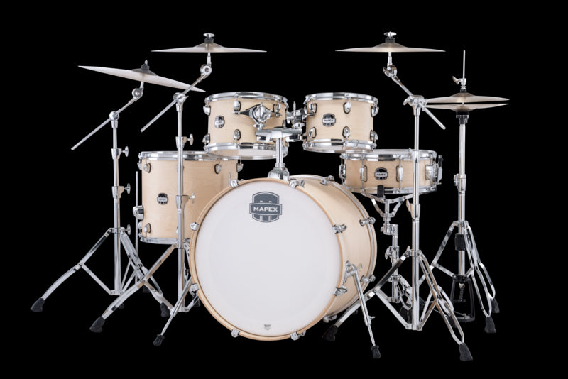 Mapex Mars Maple Series 5-Piece Rock Drum Shell Pack Natural Satin MM529SFNW