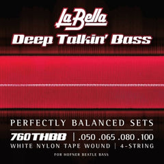 La Bella 750G Gold White Nylon Tape - Light 50-105