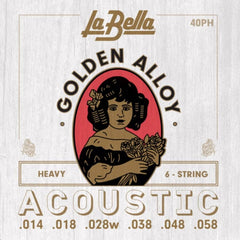 La Bella GJM-LE Gypsy Jazz Silk & Steel - Medium, Loop-Ends