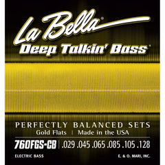 La Bella 760FHBB Beatle Bass Stainless Steel Flat Wound - 50-100