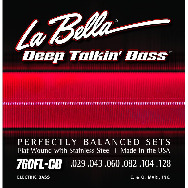 La Bella 760FHBB Beatle Bass Stainless Steel Flat Wound - 50-100