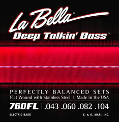 La Bella 760FL Deep Talkin' Bass, Flats - Light 43-104