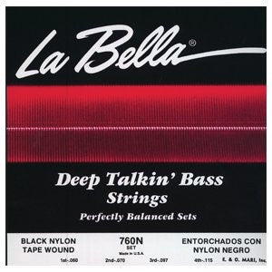 La Bella 760FHBB Beatle Bass Stainless Steel Flat Wound - 50-100