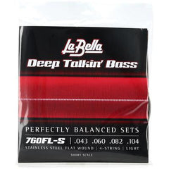 La Bella 760FL-S Deep Talkin' Bass, Flats - Light, Short Scale