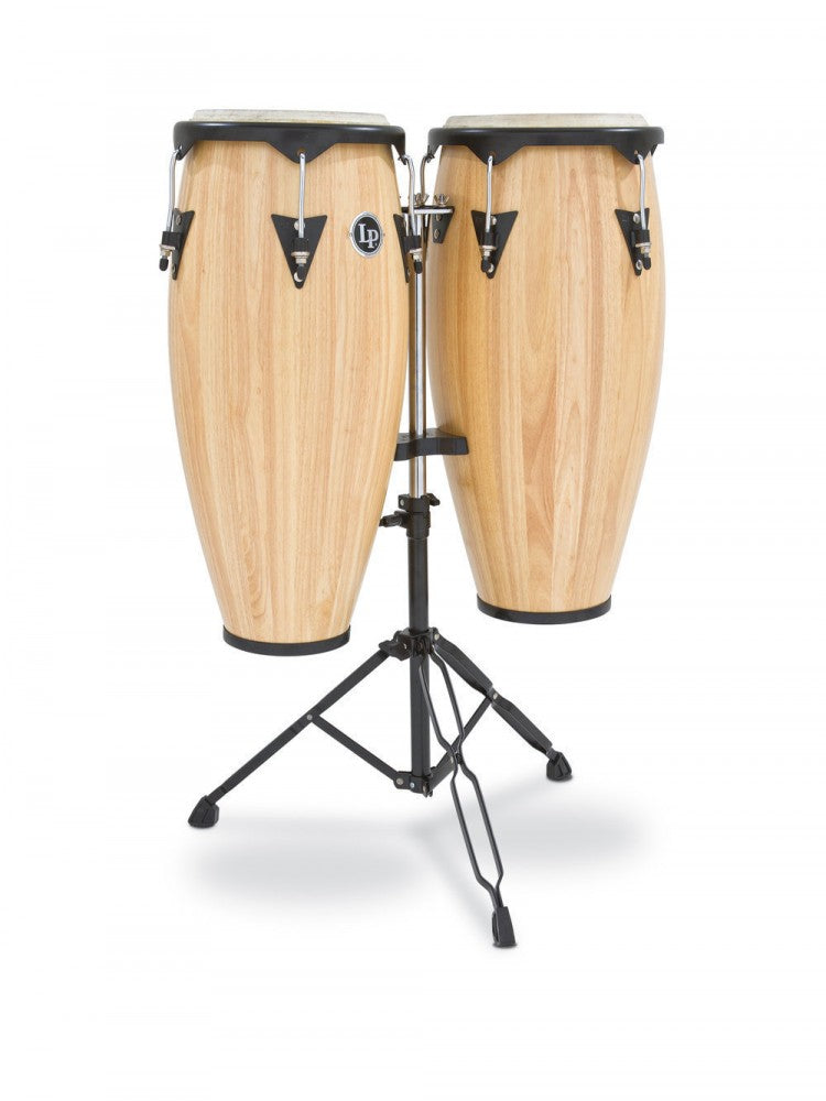 Latin Percussion CITY 11-12 SET OAK AW BK W/DBL STD *INT*