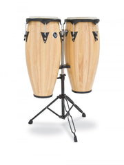 Latin Percussion CITY 11-12 SET OAK AW BK W/DBL STD *INT*