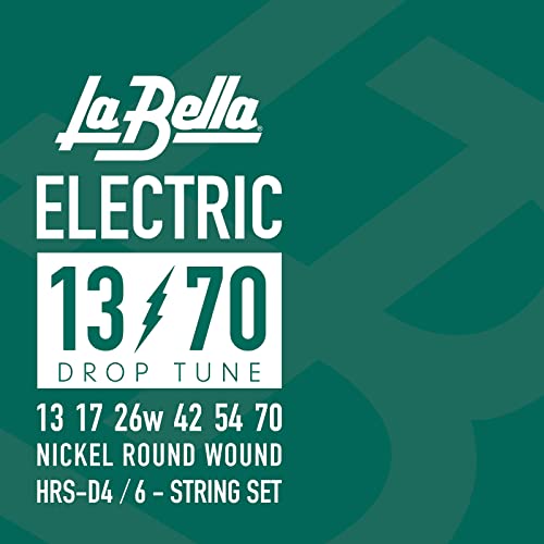 La Bella HRS-D4 Drop Tune Electric Guitar 13-70