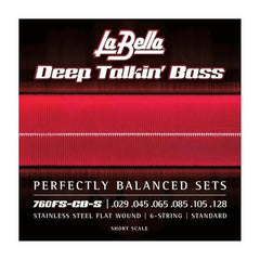 La Bella 760FHBB Beatle Bass Stainless Steel Flat Wound - 50-100