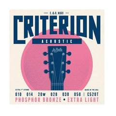 La Bella C520T Criterion Acoustic, Phosphor Bronze - Extra Light 10-50