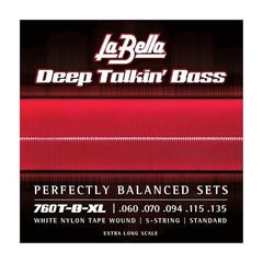 La Bella 750G Gold White Nylon Tape - Light 50-105