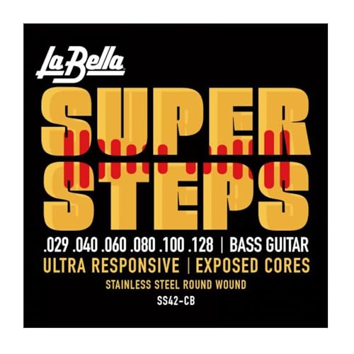 La Bella SS42-CB Super Steps, 6-String - Custom Light 29-128