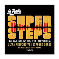 La Bella SS40-CB Super Steps, 6-String - Extra Light