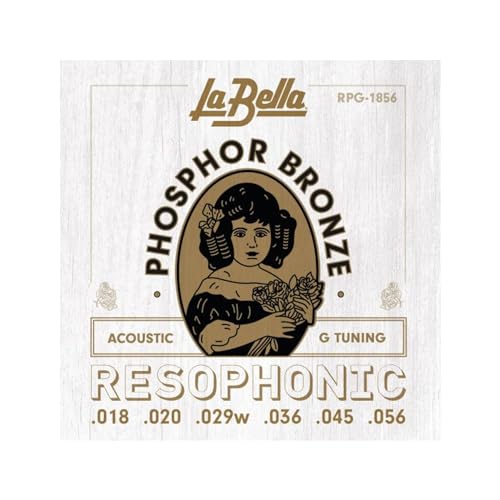 La Bella RPG-1856 Acoustic Resophonic G Tuning 18-56