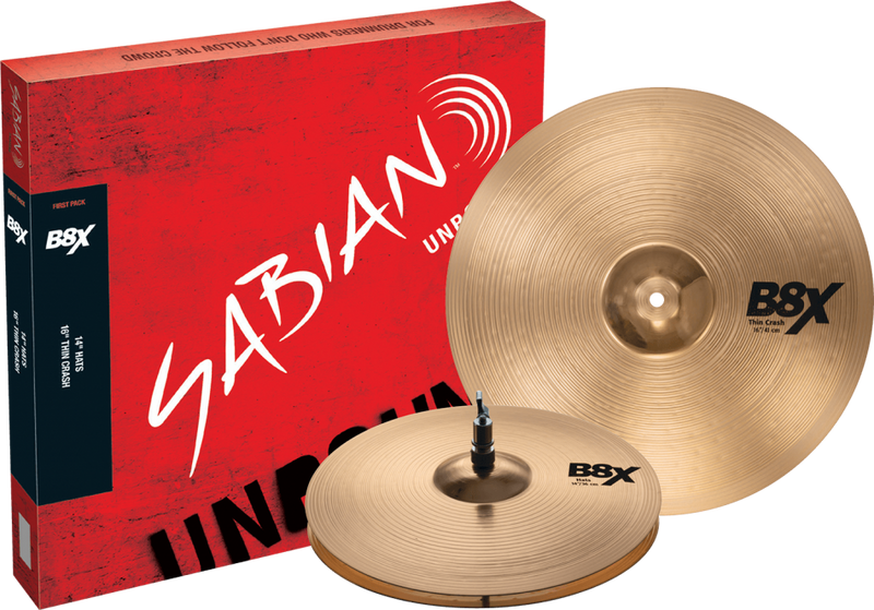 Sabian B8X First Cymbal Set -14/16 inch