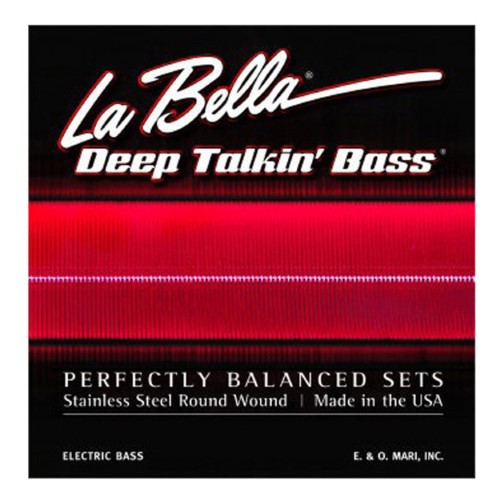 La Bella 760N-B Black Nylon Tape - Standard, 5-String 60-135