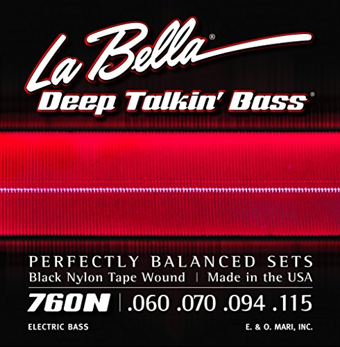 La Bella 750G Gold White Nylon Tape - Light 50-105