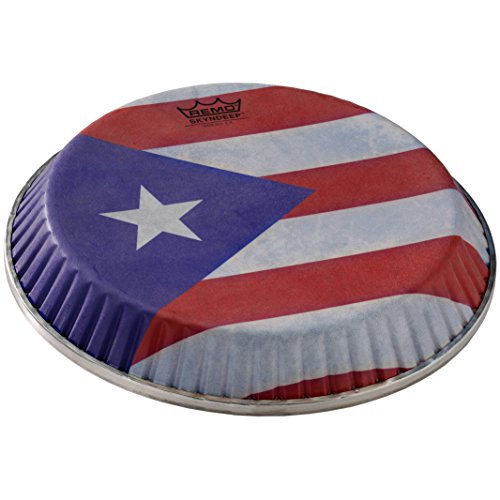 REMO **Special Order**, Bongo Drumhead, Tucked, 7.15", SKYNDEEP®, "Molten Sea" Graphic