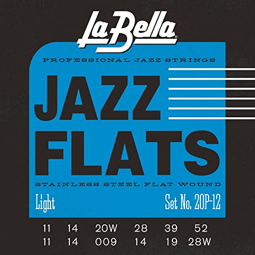 La Bella 20P-12 Jazz Flats - 12-String