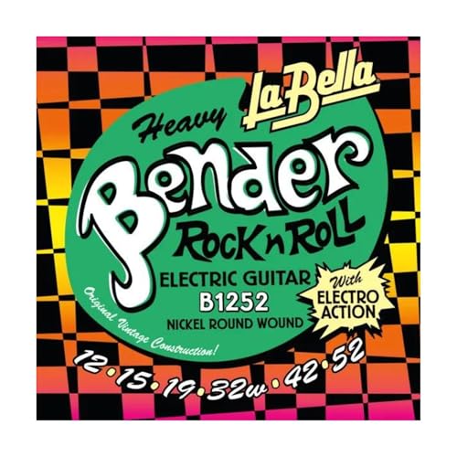 La Bella B1252 Heavy Bender Electric Guitar 12-52