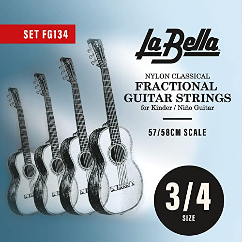 La Bella FG134 Classical Fractional Guitar - 3/4 Size