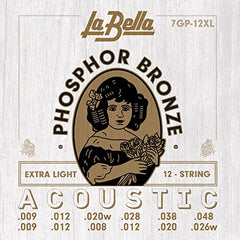 La Bella GJM-LE Gypsy Jazz Silk & Steel - Medium, Loop-Ends