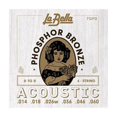 La Bella GJM-LE Gypsy Jazz Silk & Steel - Medium, Loop-Ends