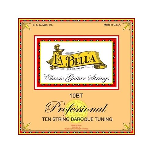 La Bella 10BT Classical 10-String Baroque Tuning