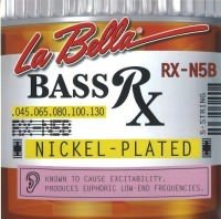 La Bella RX-S6C Bass Rx Series, Stainless, 6-String 30-130