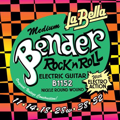 La Bella B1152 Medium Bender Electric Guitar 11-52