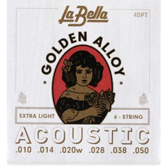 La Bella GJM-LE Gypsy Jazz Silk & Steel - Medium, Loop-Ends