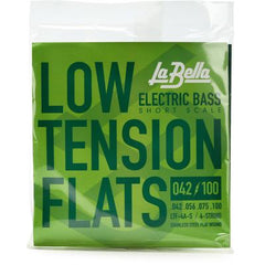 La Bella LTF-4A-S Low Tension Flexible Flats, Short Scale