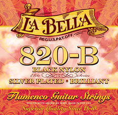 La Bella 820-B Elite - Flamenco, Black Nylon