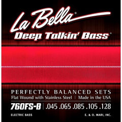 La Bella 760FHBB Beatle Bass Stainless Steel Flat Wound - 50-100