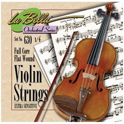 La Bella 630-1/2 Violin, Flat Wound - 1/2 Scale