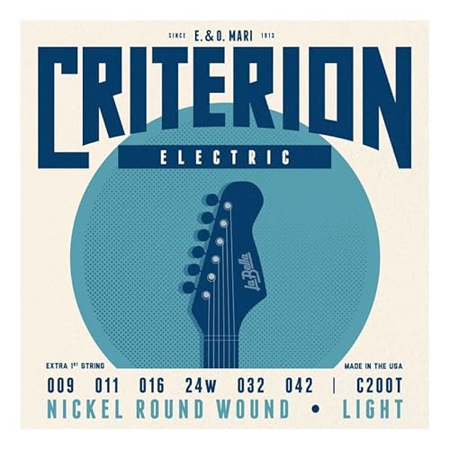 La Bella C200T Criterion Electric Guitar - Light 9-42