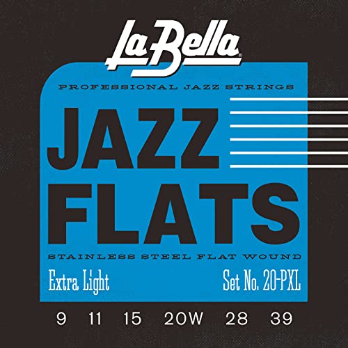 La Bella 20PL Jazz Flats - Light 11-50