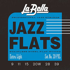 La Bella 20PL Jazz Flats - Light 11-50