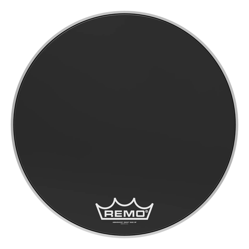 Remo Ambassador Ebony Bass Drumhead - 22 inches