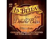 La Bella 610 Double Bass, Flat Wound on Full Steel Core