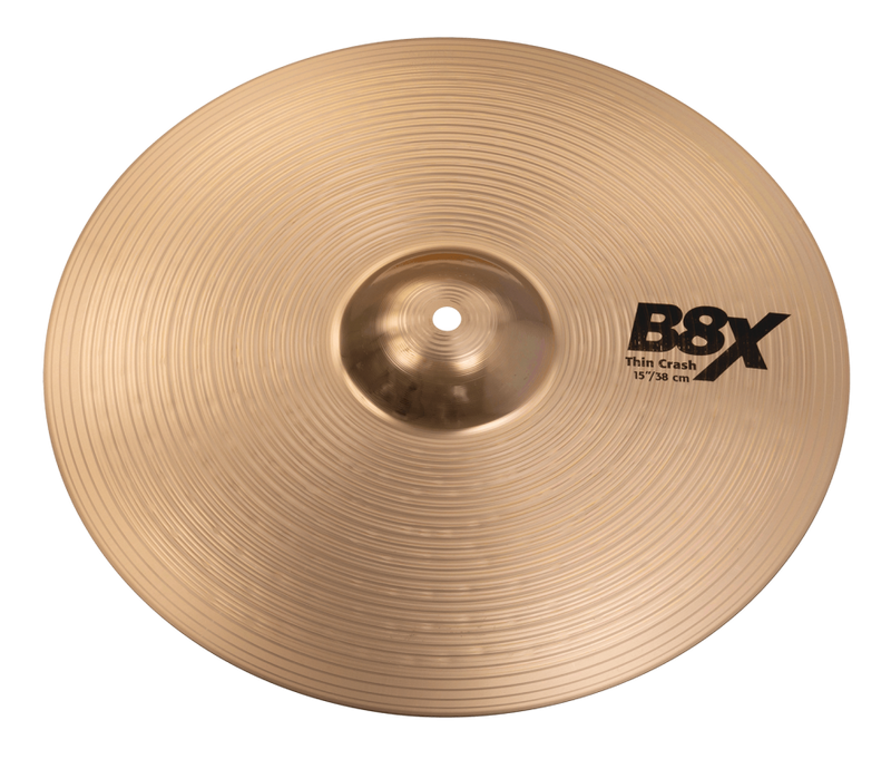 Sabian 15 inch B8X Thin Crash Cymbal