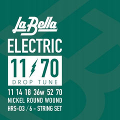 La Bella HRS-D3 Drop Tune Electric Guitar 11-70