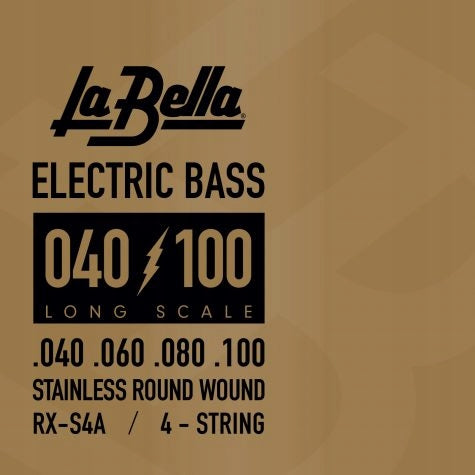 La Bella RX-S4A Bass Rx Series, Stainless, 4-String 40-60-80-100